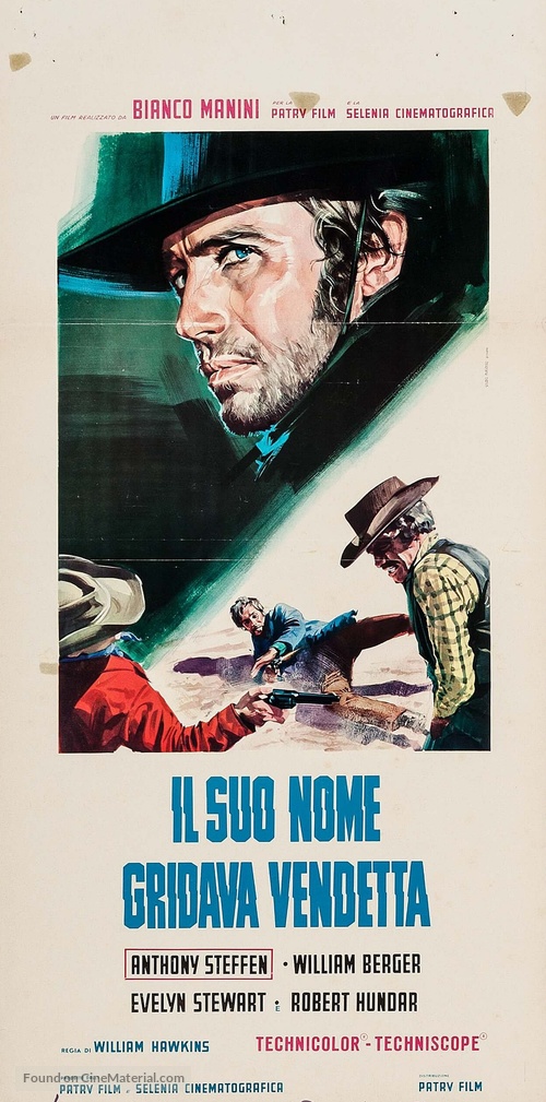 Il suo nome gridava vendetta - Italian Movie Poster