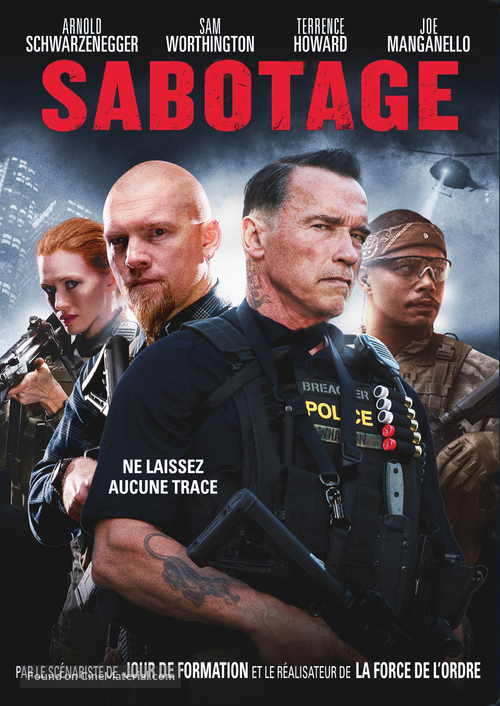 Sabotage - Canadian DVD movie cover