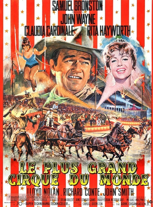 Circus World - French Movie Poster