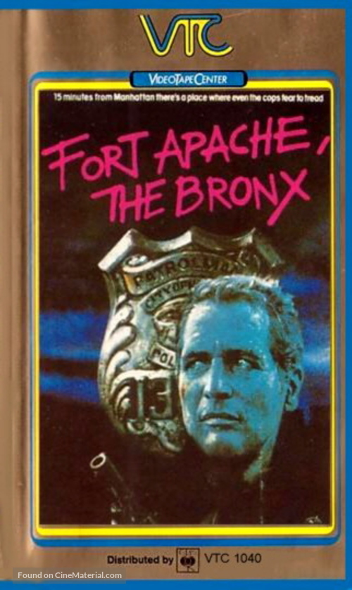 Fort Apache the Bronx - British VHS movie cover