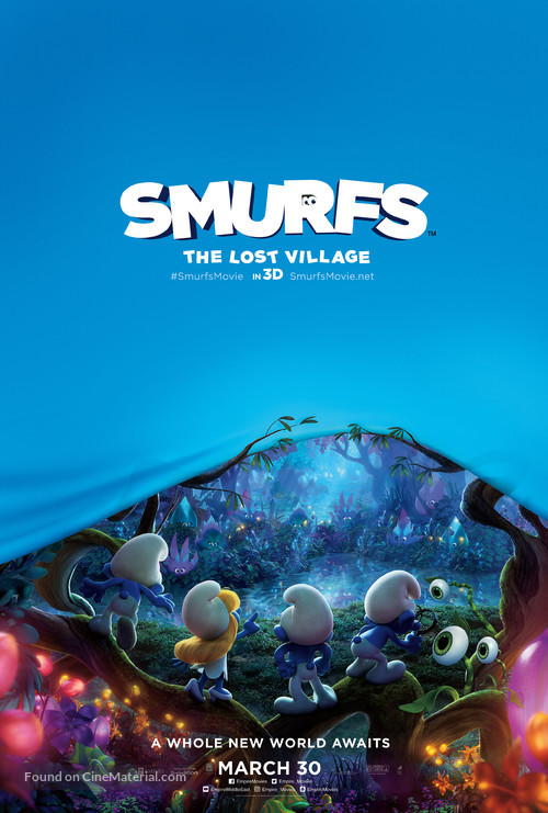 Smurfs: The Lost Village - Lebanese Movie Poster