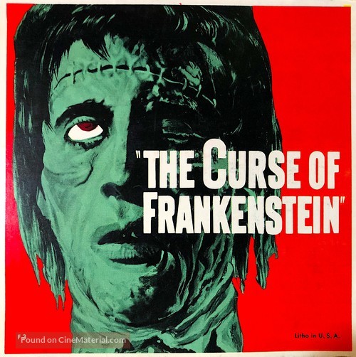 The Curse of Frankenstein - Movie Cover