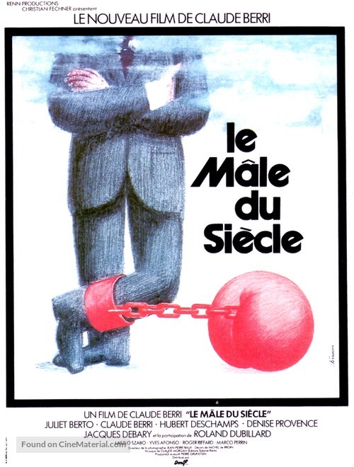 Le m&acirc;le du si&egrave;cle - French Movie Poster