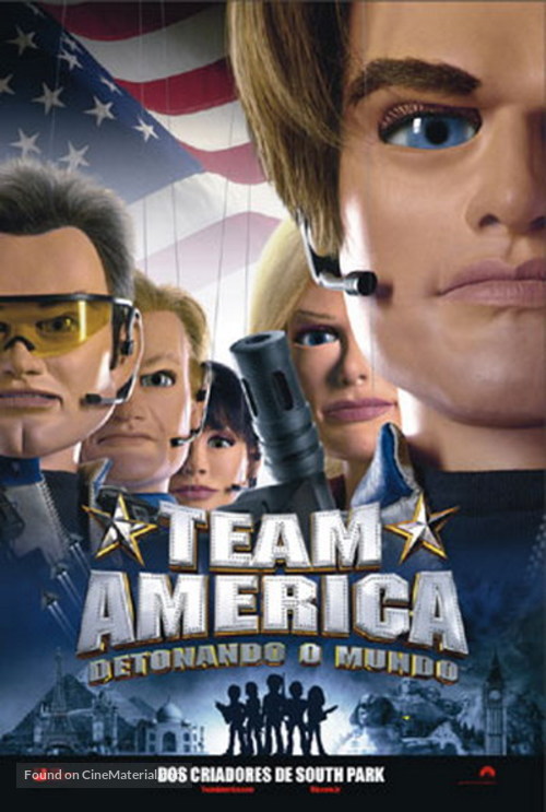 Team America: World Police - Brazilian Movie Poster