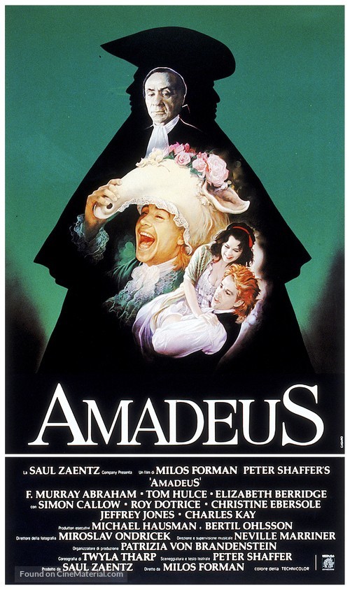 Amadeus - Italian Movie Poster