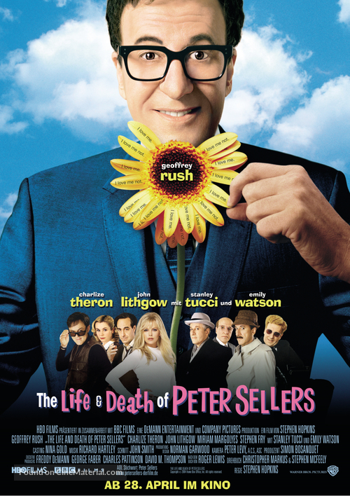 The Life And Death Of Peter Sellers - German Movie Poster