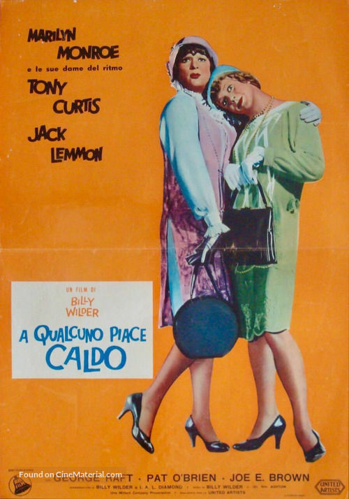 Some Like It Hot - Italian Movie Poster