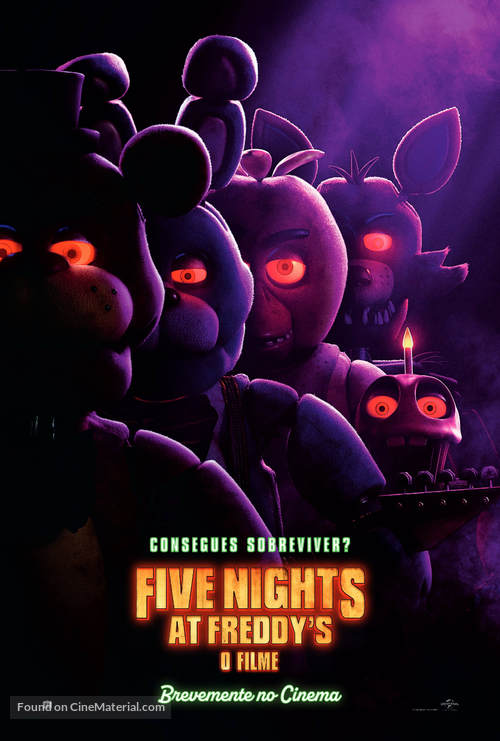 Five Nights at Freddy&#039;s - Portuguese Movie Poster