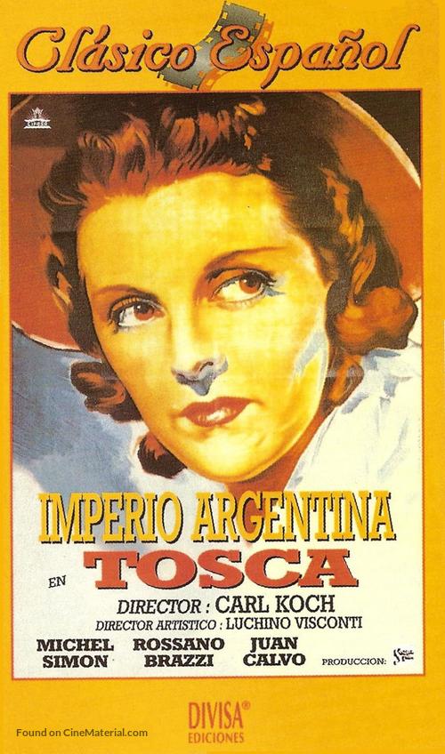Tosca - Spanish VHS movie cover