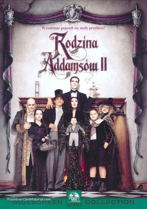 Addams Family Values - Polish DVD movie cover