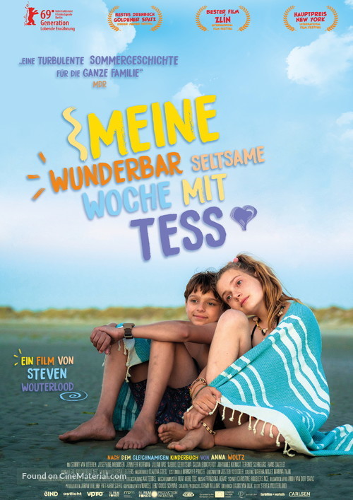 My Extraordinary Summer with Tess - German Movie Poster