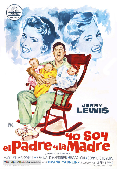 Rock-a-Bye Baby - Spanish Movie Poster