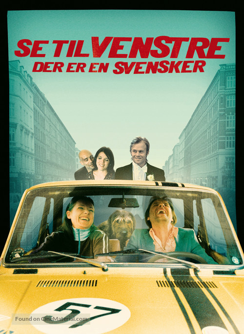 Se til venstre, der er en Svensker - Danish Movie Poster