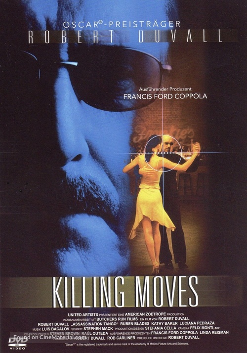 Assassination Tango - German DVD movie cover