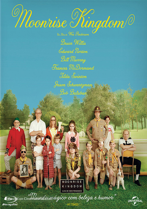 Moonrise Kingdom - Brazilian Blu-Ray movie cover