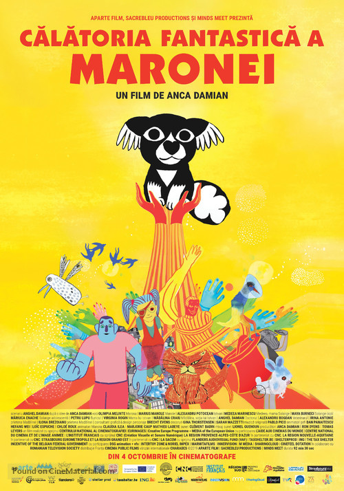L&#039;extraordinaire voyage de Marona - Romanian Movie Poster