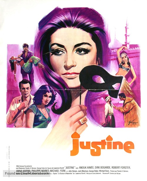 Justine - French Movie Poster