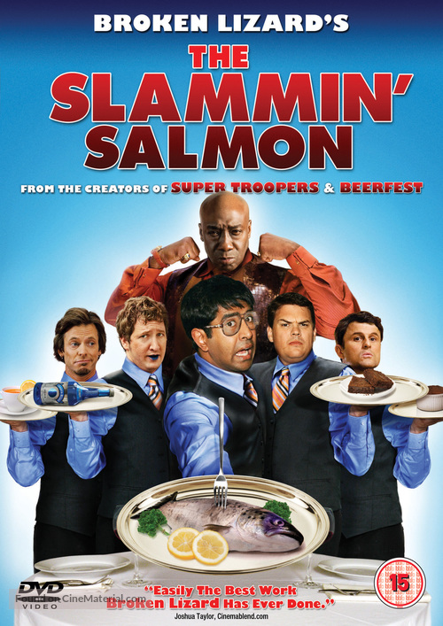 The Slammin&#039; Salmon - British DVD movie cover