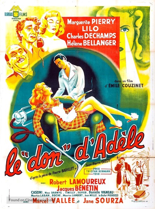 Le don d&#039;Ad&egrave;le - French Movie Poster