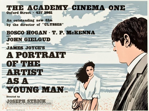 A Portrait of the Artist as a Young Man - British Movie Poster