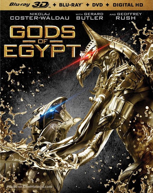 Gods of Egypt - Blu-Ray movie cover
