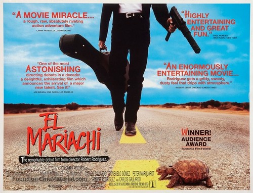 El mariachi - British Movie Poster