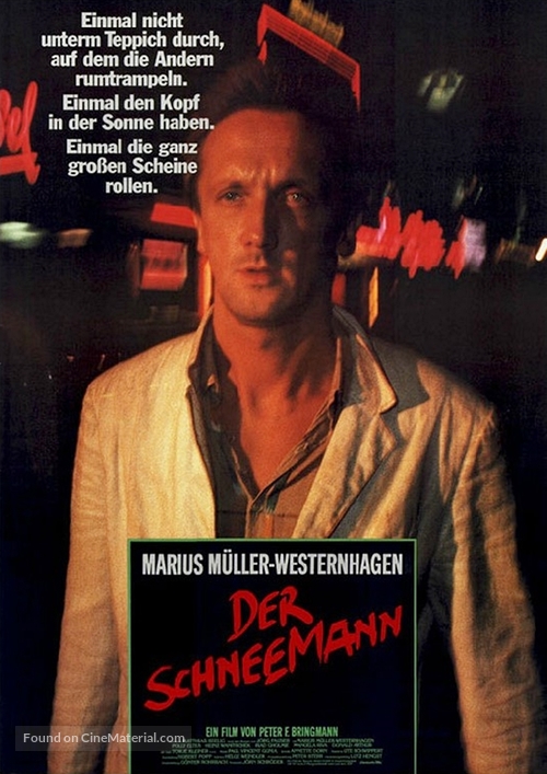 Der Schneemann - German Movie Poster