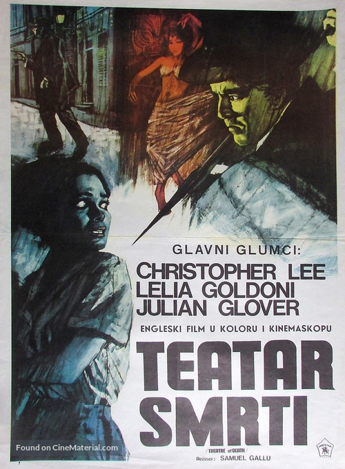 Theatre of Death - Yugoslav Movie Poster