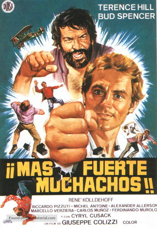 Pi&ugrave; forte, ragazzi! - Spanish Movie Poster