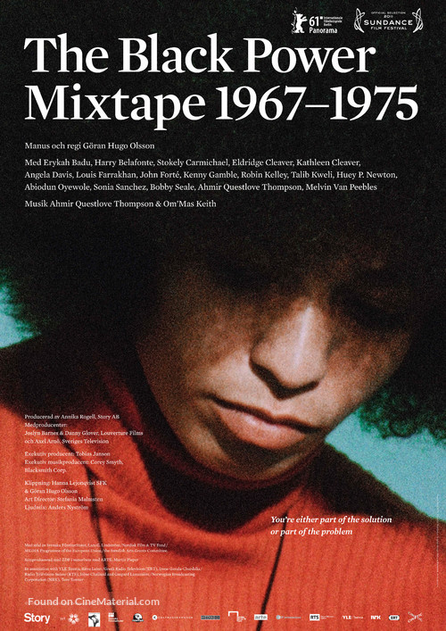 The Black Power Mixtape 1967-1975 - Swedish Theatrical movie poster