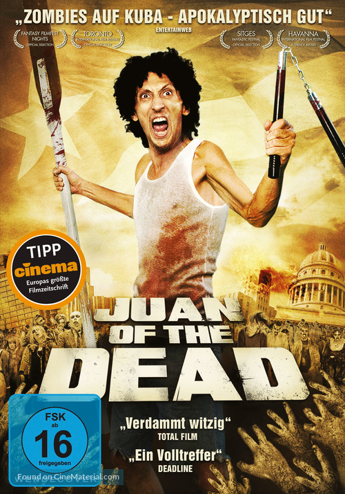 Juan de los Muertos - German DVD movie cover