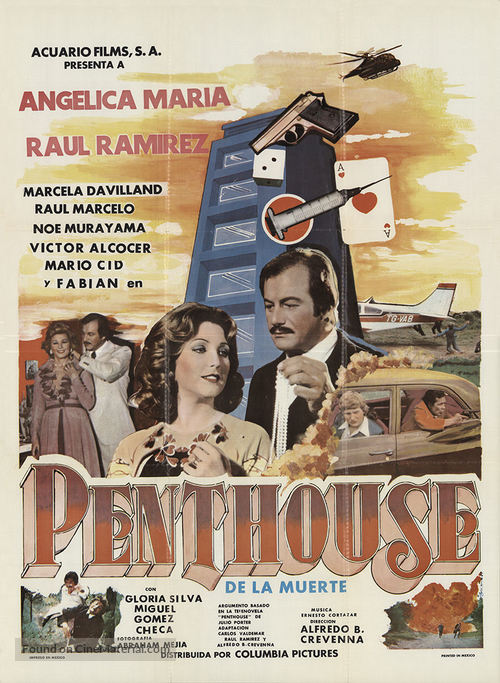 Penthouse de la muerte - Mexican Movie Poster