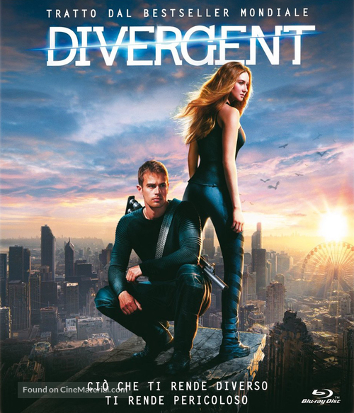 Divergent - Italian Blu-Ray movie cover