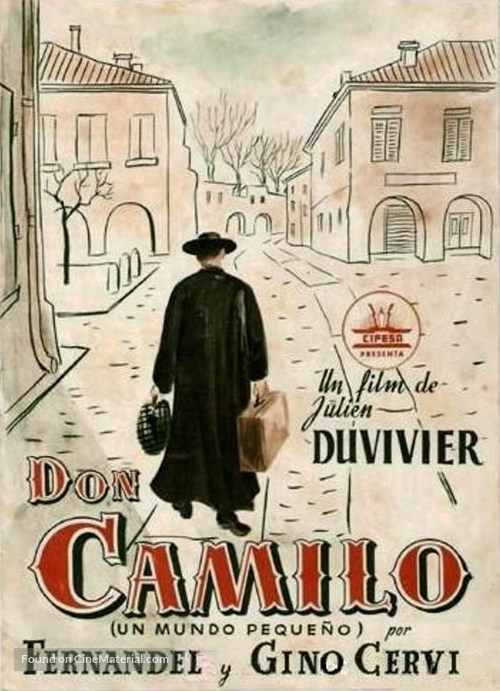 Le Petit monde de Don Camillo - Spanish Movie Poster