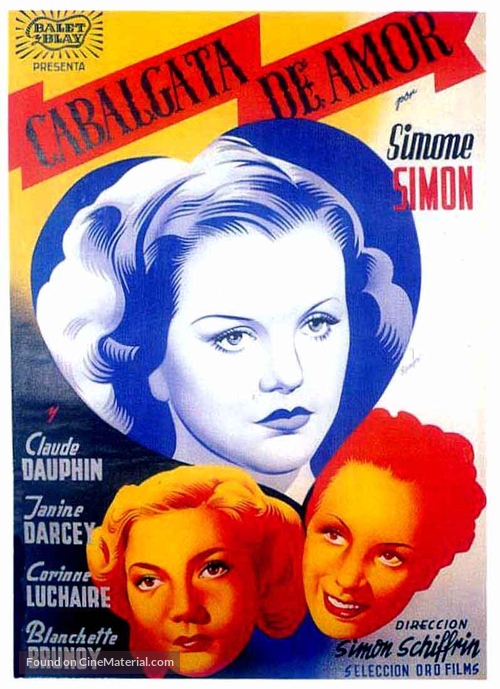 Cavalcade d&#039;amour - Spanish Movie Poster