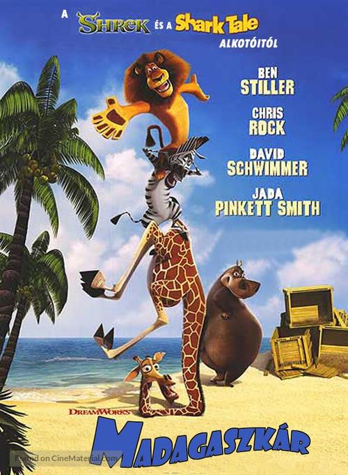 Madagascar - Hungarian DVD movie cover