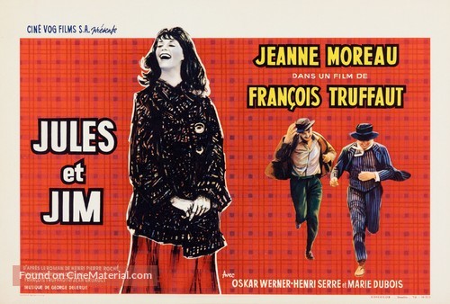 Jules Et Jim - Belgian Movie Poster