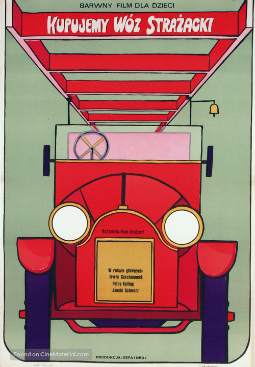 Wir Kaufen Eine Feuerwehr 1970 Polish Movie Poster
