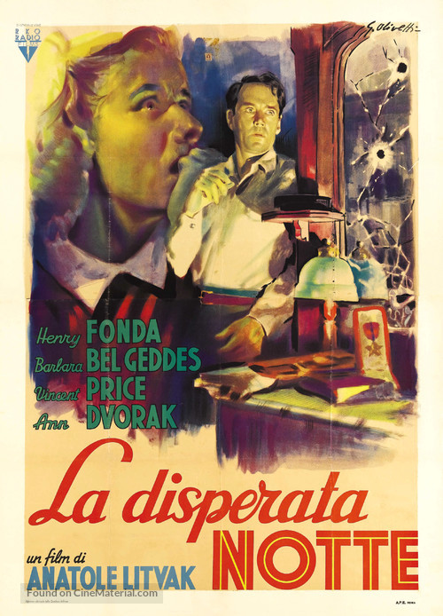 The Long Night - Italian Movie Poster