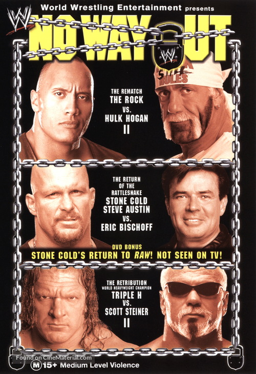 WWE No Way Out - Australian DVD movie cover
