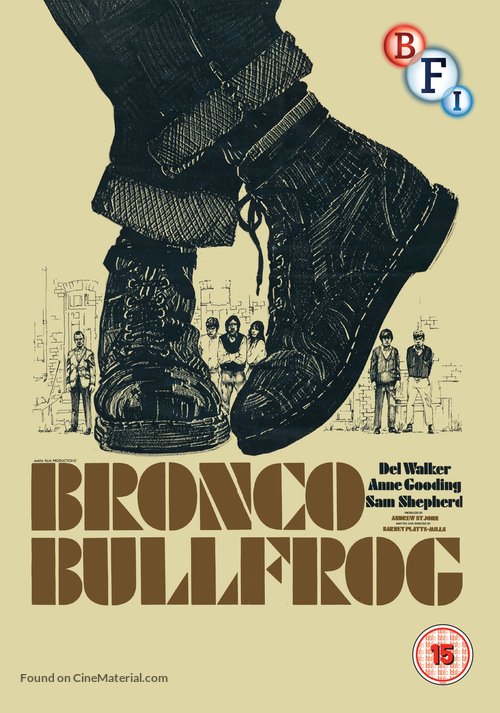 Bronco Bullfrog - British DVD movie cover