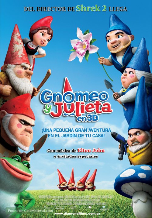 Gnomeo &amp; Juliet - Argentinian Movie Poster