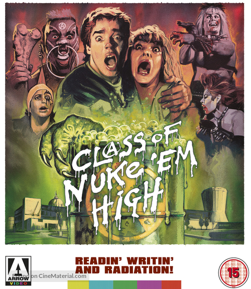 Class of Nuke &#039;Em High - British Movie Cover