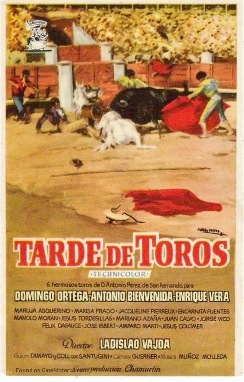 Tarde de toros - Spanish Movie Poster