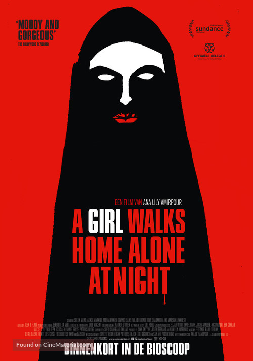 A Girl Walks Home Alone at Night - Dutch Movie Poster