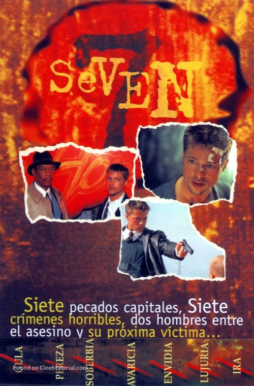 Se7en - Spanish VHS movie cover