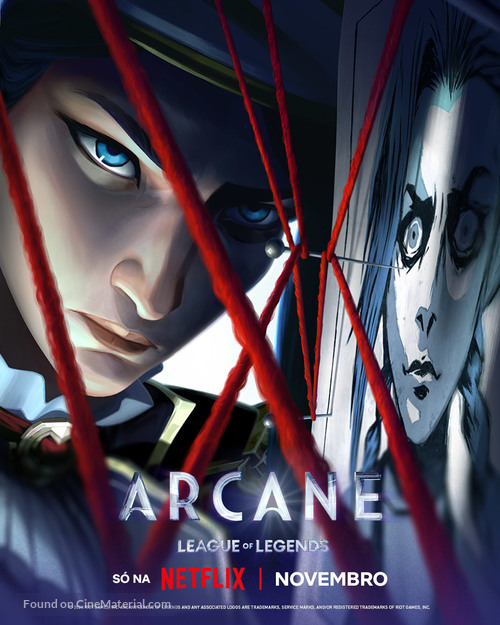 &quot;Arcane: League of Legends&quot; - Brazilian Movie Poster