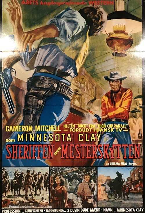 Minnesota Clay - Danish Movie Poster