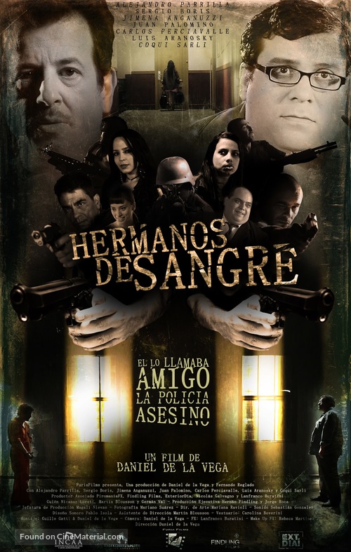 Hermanos de sangre - Argentinian Movie Poster