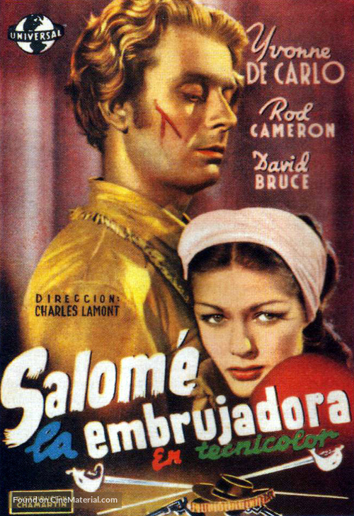 Salome Where She Danced - Spanish Movie Poster